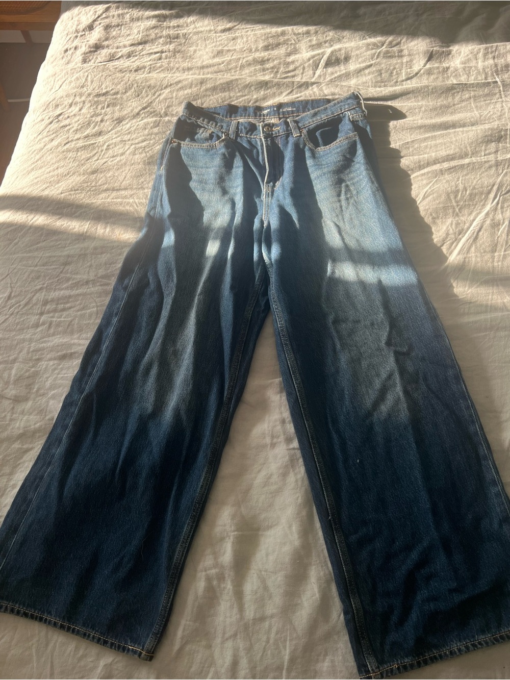 Old Navy Wide-Leg Blue Denim Jeans